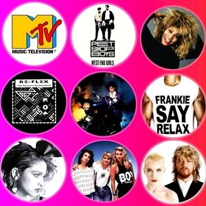 80's Music Magnets 80's Band Merch Rock Pop Music Décor